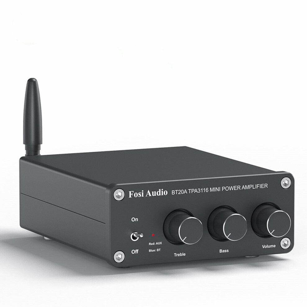 200W Bluetooth 5.0 Stereo Audio 2 Channel Amplifier Receiver Mini Hi-Fi Class D Integrated Amp 2.0 Ch For Home Speakers 6112211856377