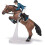 Cavallo da salto ostacoli e il suo cavaliere 2