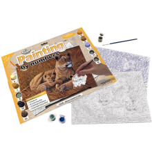 Royal & Langnickel PJL26 African Lioness and Cubs Painting by Numbers Kit