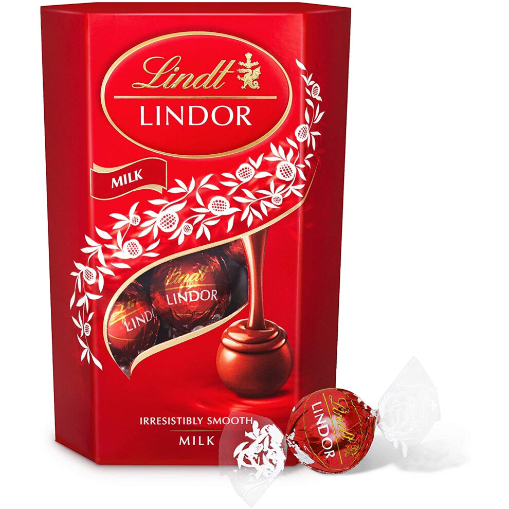 Lindt Lindor Milk Chocolate Truffles Box, 200g