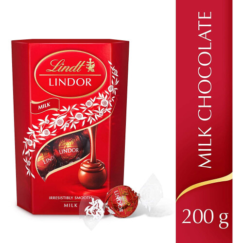 Lindt Lindt Lindor Milk Chocolate Truffles Box, 200g 1