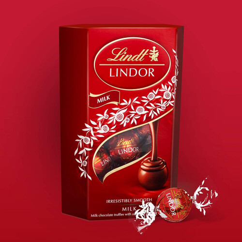 Lindt Lindt Lindor Milk Chocolate Truffles Box, 200g 2