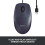 Logitech Logitech M100 Wired USB Mouse, 3-Buttons, 1000 DPI Optical Tracking, Ambidextrous PC / Mac / Laptop - Dark / Black 3
