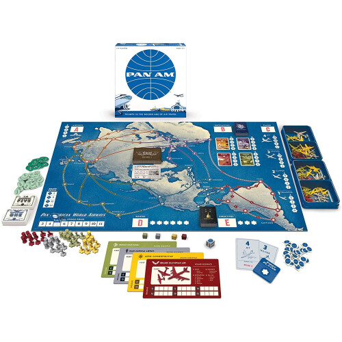 Funko Funko 48719 PAN AM Strategy Board Game-Prospero Hall, Multicolor 1