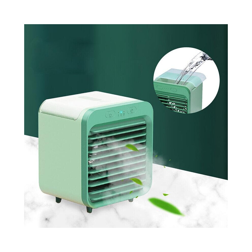 3 in1 Portable Air Conditioner Humidifier 3 Speeds Cooler Evaporative Cool Fan Low Noise for Home Office