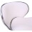 Evre (White) EVRE Swivel seat Bar Stool with Adjustable Height 3