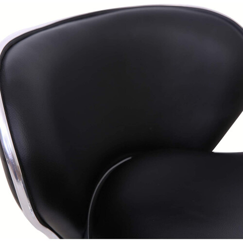 Evre (Black) EVRE Swivel seat Bar Stool with Adjustable Height 2
