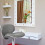 Evre (Grey) EVRE Swivel seat Bar Stool with Adjustable Height 5