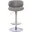 Evre (Grey) EVRE Swivel seat Bar Stool with Adjustable Height 2