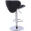 Evre (Black) EVRE Swivel seat Bar Stool with Adjustable Height 5