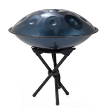 (Blue, 9 tones) Performance Sound Healing Handpan Musical Instrument Gift with Drum Bag