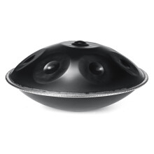 (Black) Major/D minor 9 Notes Musical Hand Drum Professional Handpan Durable Carbon Steel Tongue Drum