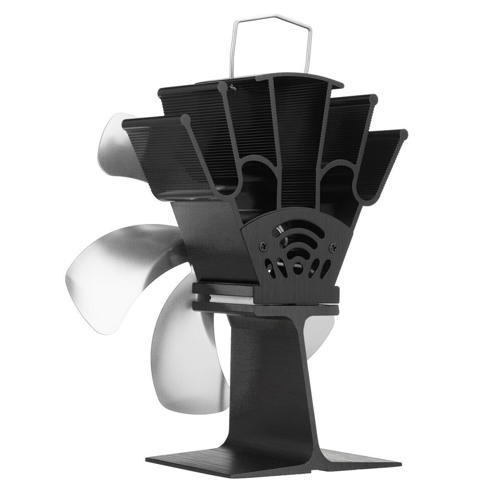 Photos - Fireplace Accessory GreenZech Automatically Heater Fan Faster Speed Self-Powered Quiet Stove Fan Winter Warmer (Gold)