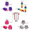 Numberblocks Plüschtiere 10 bunte Erleuchtung Plüschtiere 3