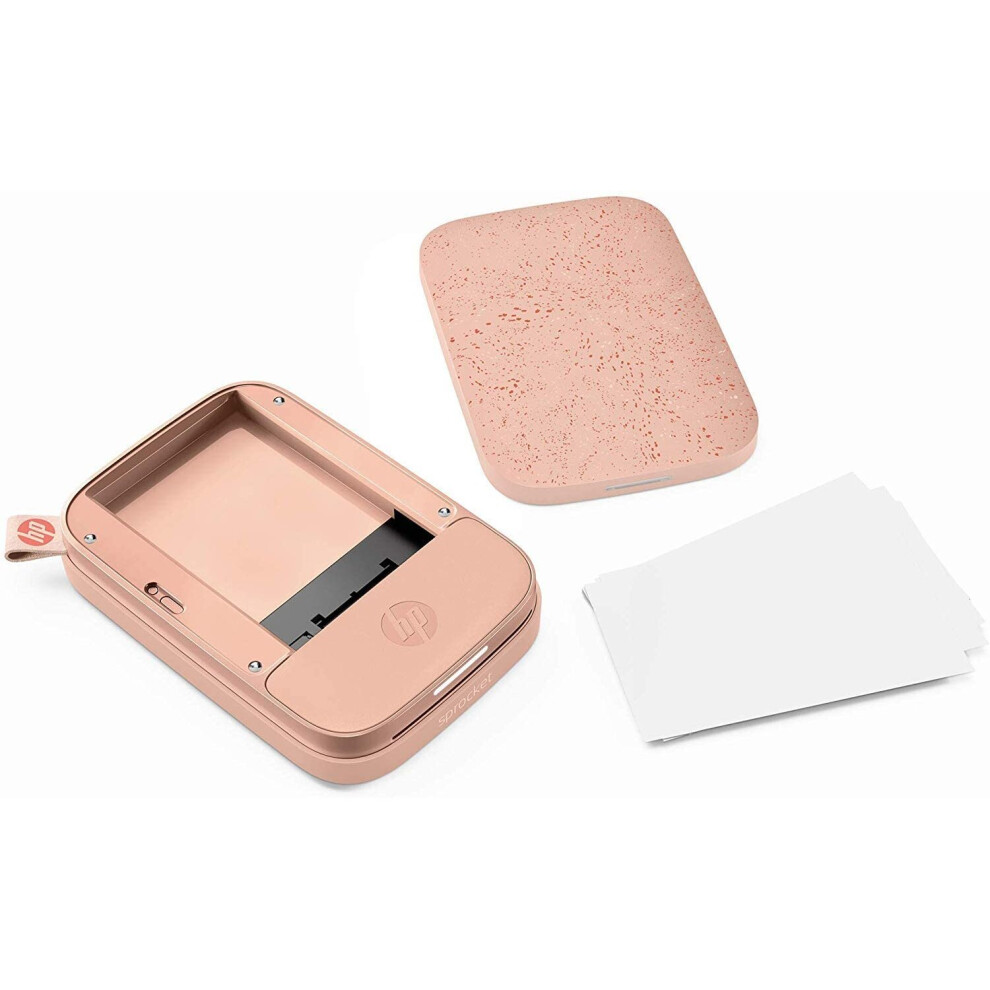 HP Sprocket Portable Instant Photo Printer 2” x 3” Blush Pink