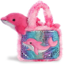 AURORA Fancy Pal Dolphin 8In 32824 Pink - Plush Soft Toy