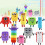 Numberblocks Plüschtiere 10 bunte Erleuchtung Plüschtiere 5