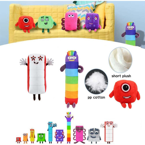 Numberblocks Plüschtiere 10 bunte Erleuchtung Plüschtiere 1