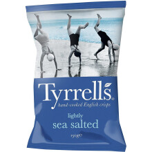 Tyrrell's Lightly Sea Salted Crisps, 150g