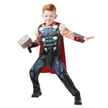 Rubie's Official Marvel Avengers Thor Deluxe Childs Costume, Kids Superhero Fancy Dress