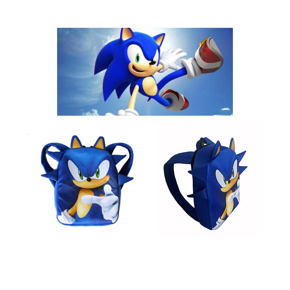 Super Sonic Hedgehog 3D Printing Backpack Baby boys Children's Schoolbag