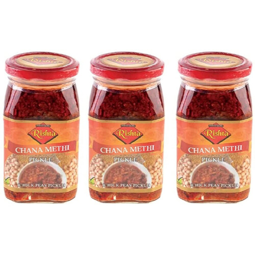 (Pack of 3) Rishta Chana Methi Pickle 400g