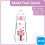 MAM MAM Glasflasche - Sauger Stufe 2 Mittel - Rosa 4