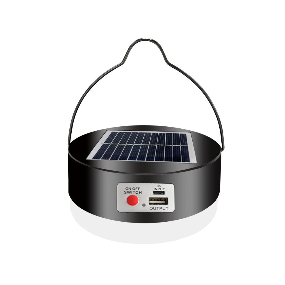 LED 100W Solar Light Bulb Solar+USB Charging