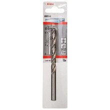 Bosch 2608585932 Din338 HSS-G Metal Drill Bit, 8.0mm x 75mm x 117mm, Silver