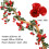 (Red rose) Rose Artificial Flowers Hanging vine Flowers String Wedding 1