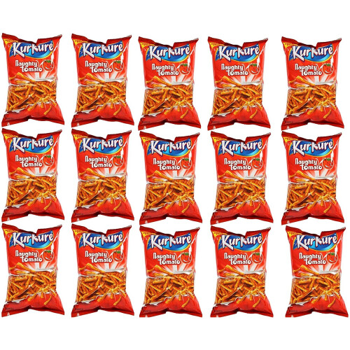 (Pack of 15) Kurkure Naughty Tomato 85g