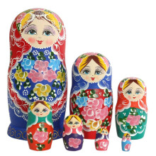 Nesting Dolls Set of 7 Nesting Dolls Madness Russian Wooden Dolls Toy