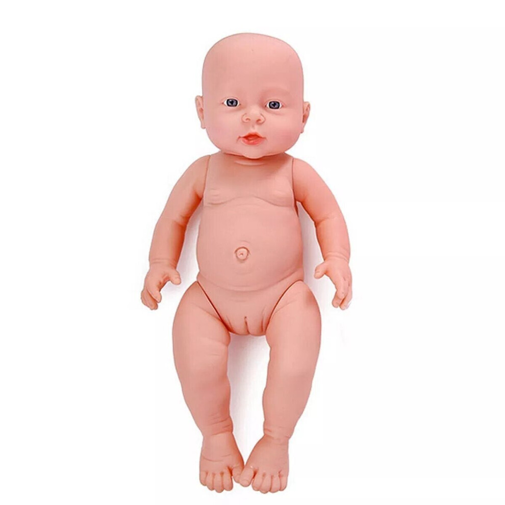 () Unpainted Blank Doll Mold Full Silicone Vinyl Reborn Doll Lifelike Take Care Training Figure Baby Doll Toys