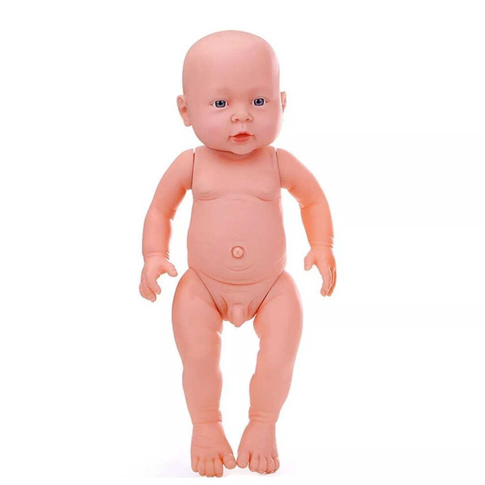 () Unpainted Blank Doll Mold Full Silicone Vinyl Reborn Doll Lifelike Take Care Training Figure Baby Doll Toys