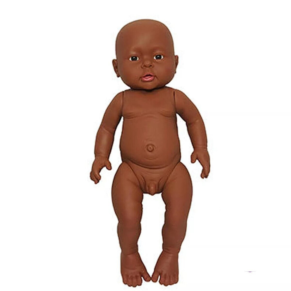 () Unpainted Blank Doll Mold Full Silicone Vinyl Reborn Doll Lifelike Take Care Training Figure Baby Doll Toys