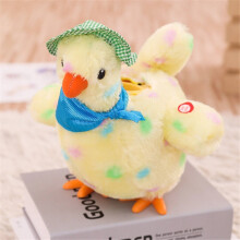 () Electric Egg Laying Hen Funny Plush Toy Plush Doll for Kids Gift
