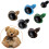 GreenZech 264pcs 6-12mm Black 10/12mm Colorful Safety Eyes Teddy Bear Doll Animal Crafts 5