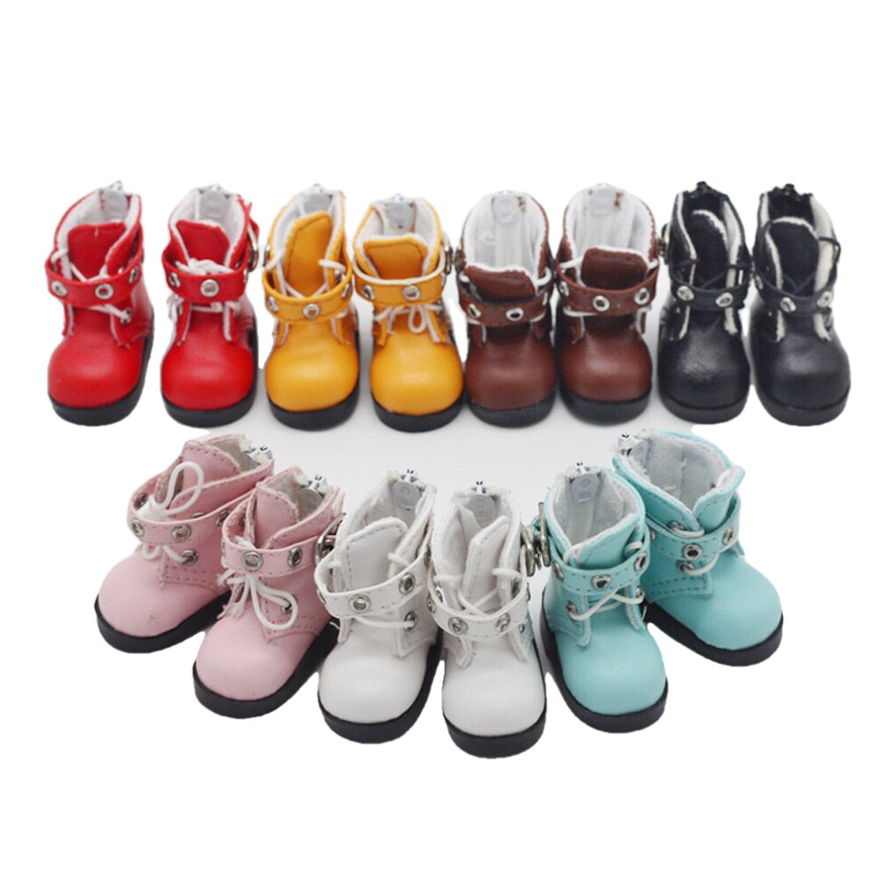 () Multi-color 6 Points Bjd Cotton Doll Leather Casual Sports Shoes Doll Toy for 15CM Baby Doll