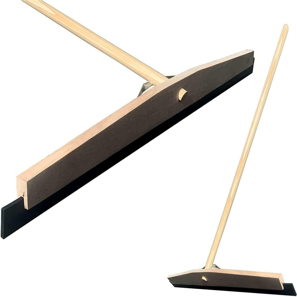 Tdbs The Dustpan And Brush Store 36'' Squeegee Floor Mop Handle Large Rubber Heavy Duty Industrial Wipe