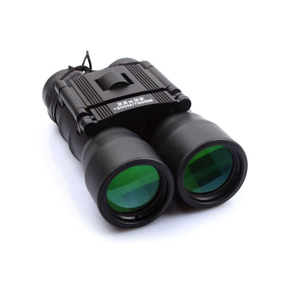 22x32 Folding Binoculars Telescope Compact Bird Watching Portable Binoculars with Low Light Night Vision