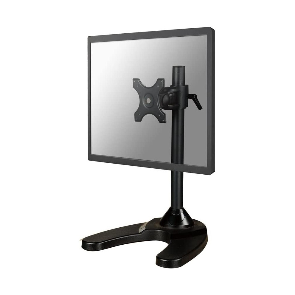 Neomounts Black Newstar Tilt/Turn/Rotate Desk Stand For 10-30" Monitor Screen, Height Adjustable