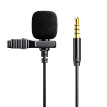(3M) Lavalier microphone Accurate Sound Pick-up Lapel Recorder HD Smart Noise Reduction 3.5MM Portable Mini Wired Mic for Live Broadcast/ Karaoke 2M/3M