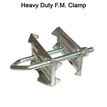 (2'' x 1'' Mast Clamp Heavy Duty) Mast Pole Clamps for TV Arial FM DAB Satellite With U Bolt Various Sizes
