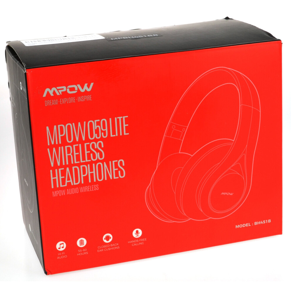 Mpow 059 Lite Wireless Headphones Compact Foldable Bluetooth