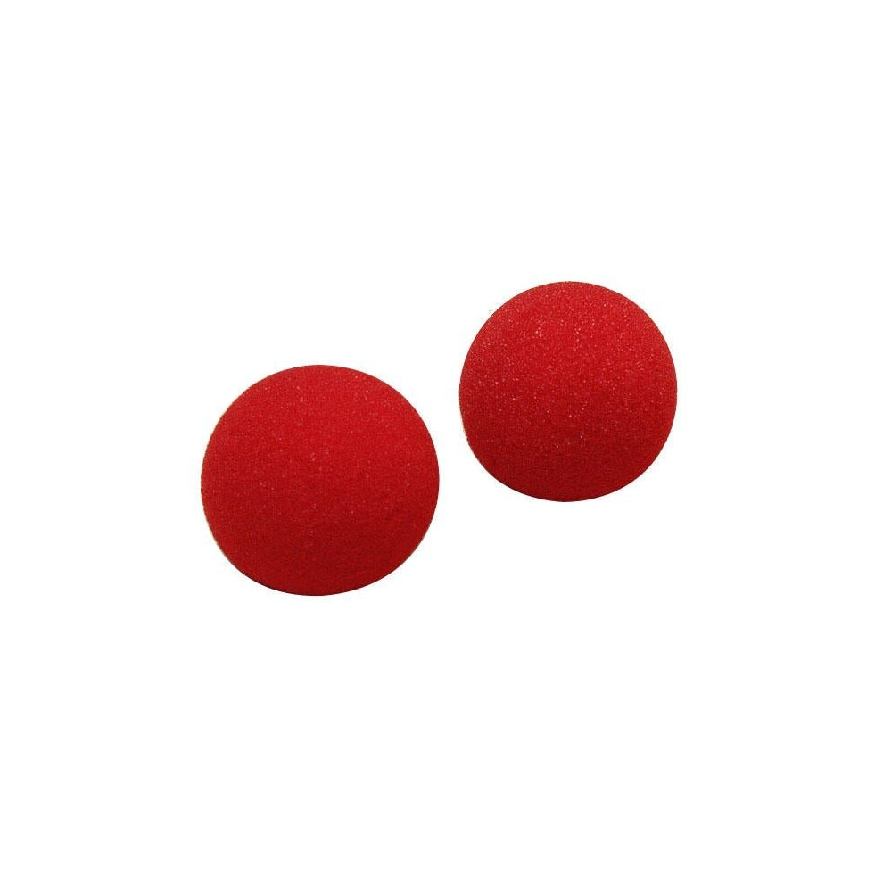 2PCS Close Up Magic Street Trick Soft Sponge Ball Props Clown Nose