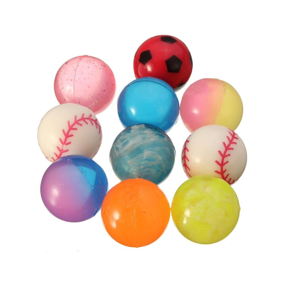 10Pcs Bouncy Jet Balls Kids Toys