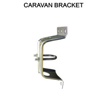 (1'' Caravan Bracket Clamp) Mast Pole Clamps for TV Arial FM DAB Satellite With U Bolt Various Sizes