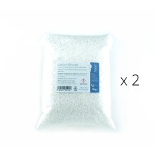 Calcium Chloride 4Kg - 77% Dihydrate Flakes, Very Pure Food Grade for Desiccants, De-icing and Water Treatment