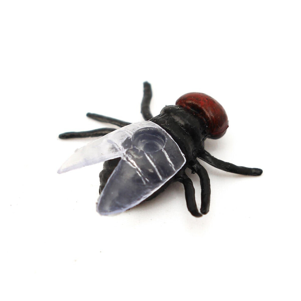 () 10PCS April Fool's Day House Fly Animal Toy Joke Prank Funny Magic Props Gifts