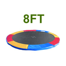 (8FT Tri-colour) Greenbay 6ft 8ft 10ft 12ft 13ft 14ft Replacement Trampoline Surround Pad Foam Safety Guard Spring Cover Padding Pads